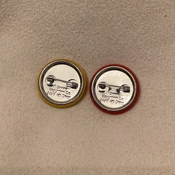 Disney Parks Mickey Mouse Trading Pin Pirate Earrings & Buttons Set of 5 - Picture 10 of 10